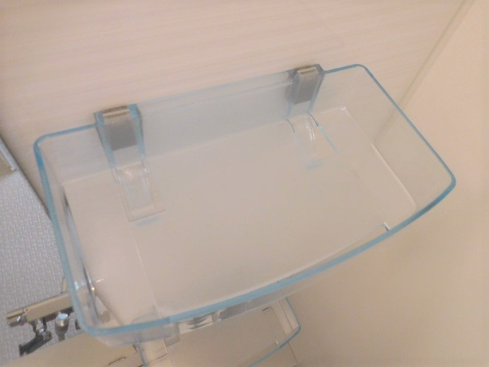 写真で見る格安ハウスクリーニングの浴室の収納棚