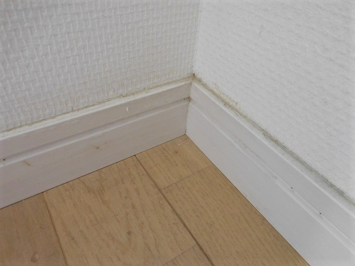 写真で見る格安ハウスクリーニングの巾木