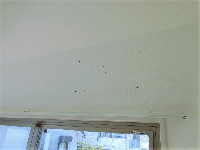 写真で見る格安ハウスクリーニングのエアコンの設置跡